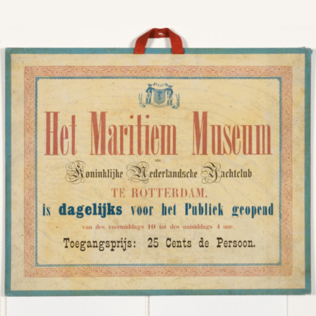 maritiem museum raamposter